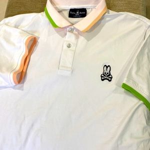 Psycho Bunny white polo